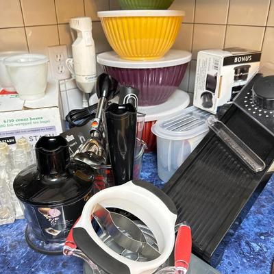 Food prep lot -Braun multiquick 5, & mandoline