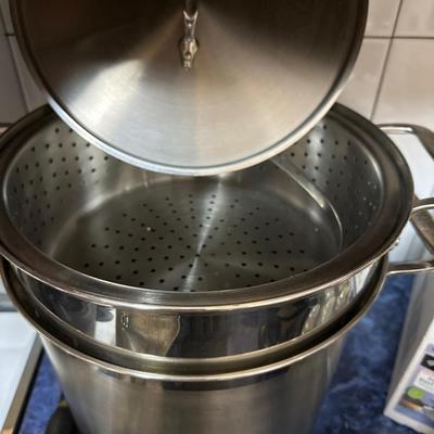 All clad Pasta pot lot