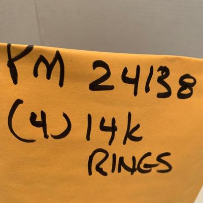 14k Yellow Gold Estate Ring Lot 21 grams
