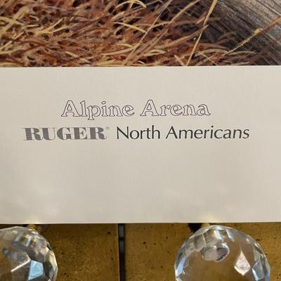 Alpine Arena Lithograph by Lee Cable Artist Signed 759/950 18" x 24" Unframed Shipped in a Tube.