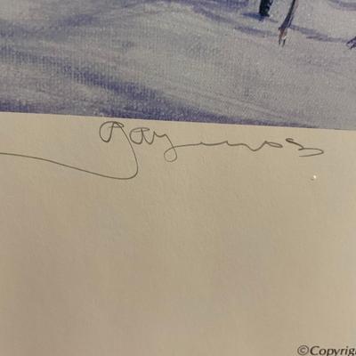 Forest Patrol Lithograph by Gary Moss Artist Signed 759/950 18" x 24" Unframed Shipped in a Tube.