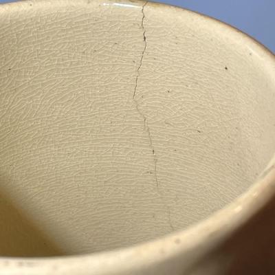 Vintage Mid-Century German Beer Stein 12.5" Tall w/2 Hairline Cracks as Pictured.