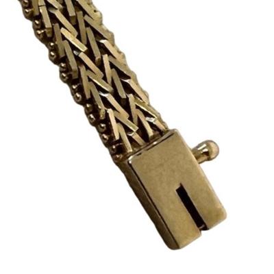 Stamped 14K Gold Bracelet [10.96g]