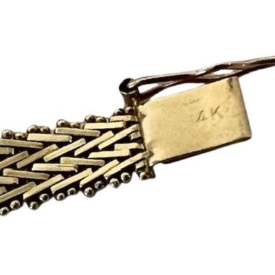 Stamped 14K Gold Bracelet [10.96g]