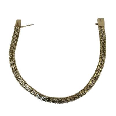 Stamped 14K Gold Bracelet [10.96g]