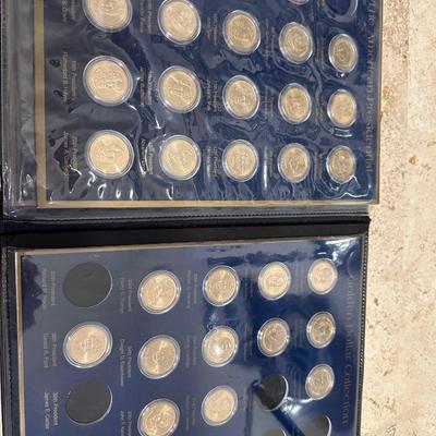 Coin lot Golden dollars, state quarters, and golden nickels