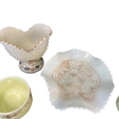 Vintage Custard Glass Assortment