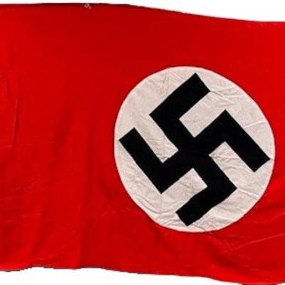 Large WW2 German Nazi Parade Flag/Banner
