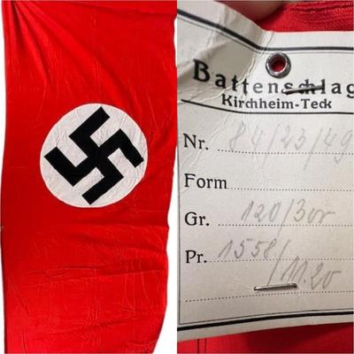 Large WW2 German Nazi Parade Flag/Banner