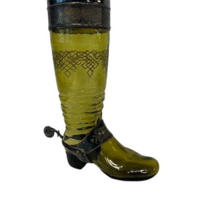 Glass Boot Stein
