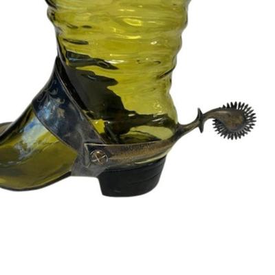 Glass Boot Stein