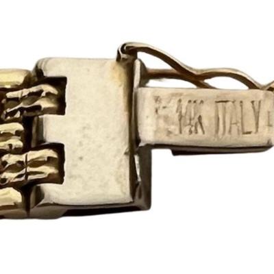 Stamped 14K Gold Bracelet [29.10g]