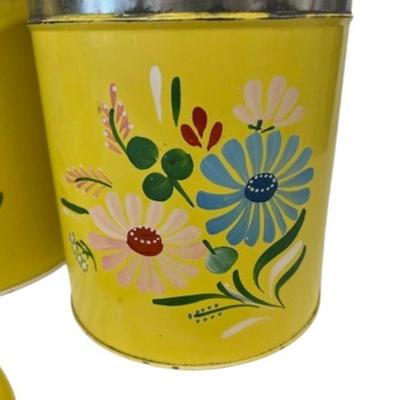 Vintage Ransburg Canister and Breadbox Set