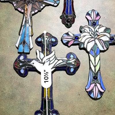 Stained Glass cross Lot
