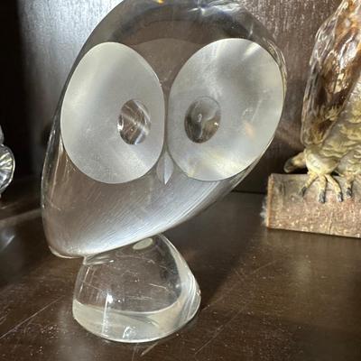 Steuben owl figure