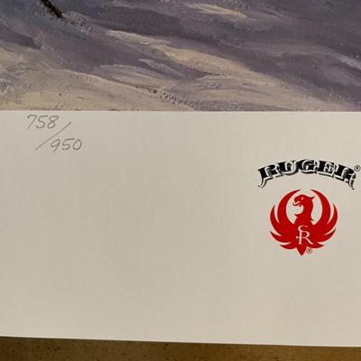 Pride of Pagosa Lithograph by Paul Bosman Artist Signed 758/950 18" x 24" Unframed Shipped in a Tube.