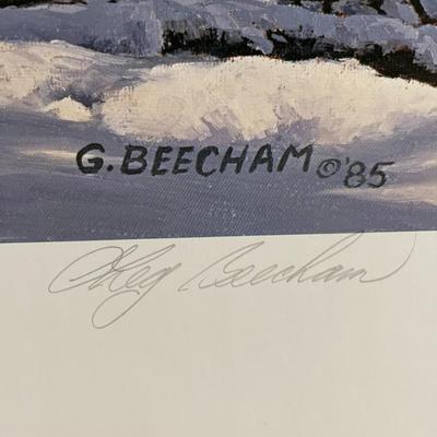 Pride of Pagosa Lithograph by Paul Bosman Artist Signed 758/950 18" x 24" Unframed Shipped in a Tube.