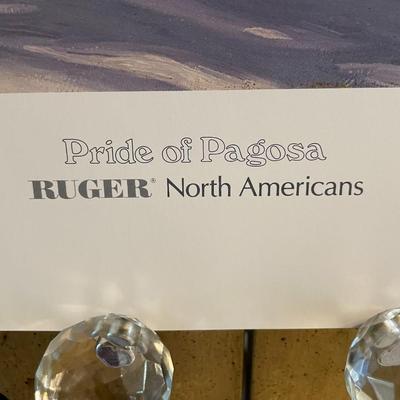 Pride of Pagosa Lithograph by Paul Bosman Artist Signed 758/950 18" x 24" Unframed Shipped in a Tube.