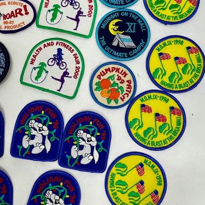 Girl Scouts GSUSA Activity patches lot - camping, overnights, Nut Sales, Rededication, etc