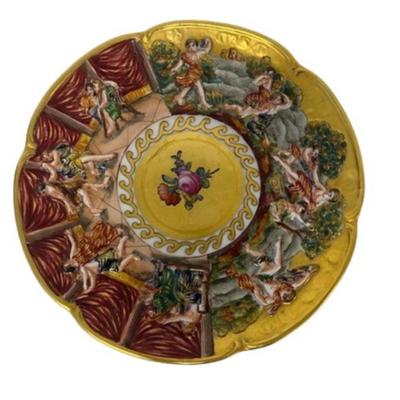 Capodimonte Majolica Cup and Saucer