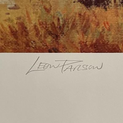 Midday Repose Lithograph by Leon Parson Artist Signed 759/950 18" x 24" Unframed Shipped in a Tube.