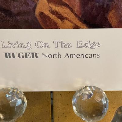 Living on the Edge Lithograph by D. Metz Artist Signed 759/950 18" x 24" Unframed Shipped in a Tube.