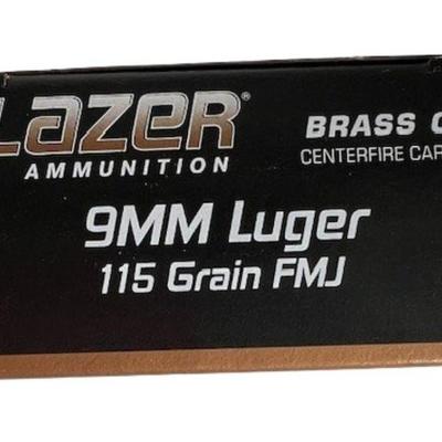Blazer 9mm Luger Ammunition (NO SHIPPING)