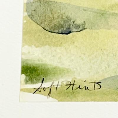 DAUGHDRILL ~ Soft Hint ~ Original Watercolor