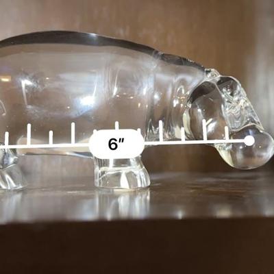 Baccarat Crystal hippo