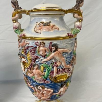 Pair of Capodimonte Vases