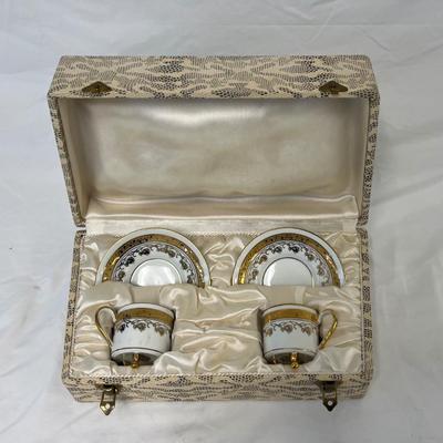 Limoges Demitasse Cup and Saucer Set
