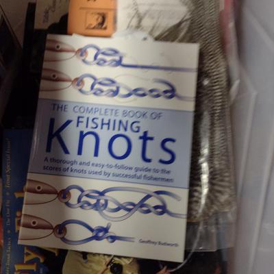 Collection of Fly Tying Supplies and Instructional Books (D)