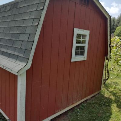 Wood Outdoor Storage Shed 12'x10' (No Contents)
