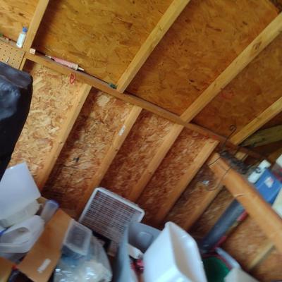 Wood Outdoor Storage Shed 12'x10' (No Contents)