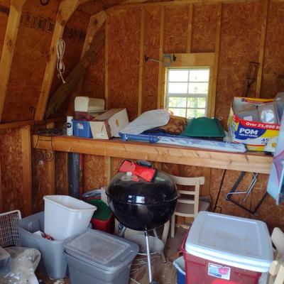 Wood Outdoor Storage Shed 12'x10' (No Contents)