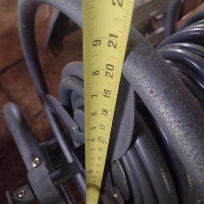 Large Spool Garden Hose Cart with Garden Hose Choice B