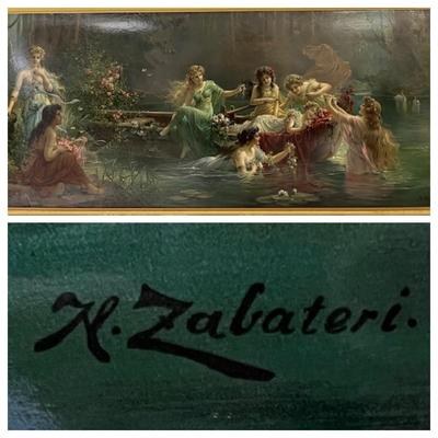 H. Zabateri Nineteenth Century Lithograph