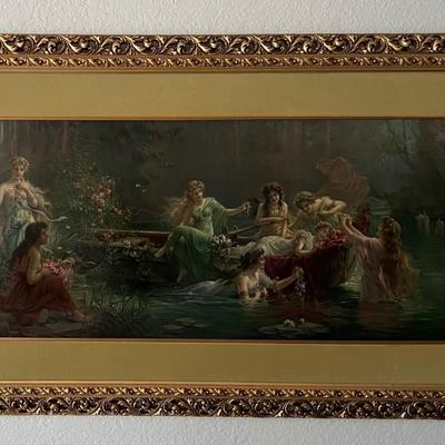 H. Zabateri Nineteenth Century Lithograph