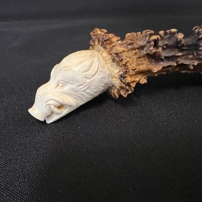 Ivory and Stag Letter Opener (NO SHIPPING)