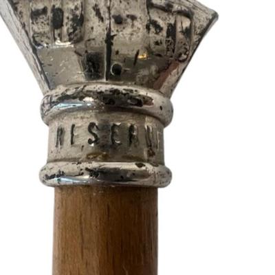 Vintage German Army Reservist Walking Stick