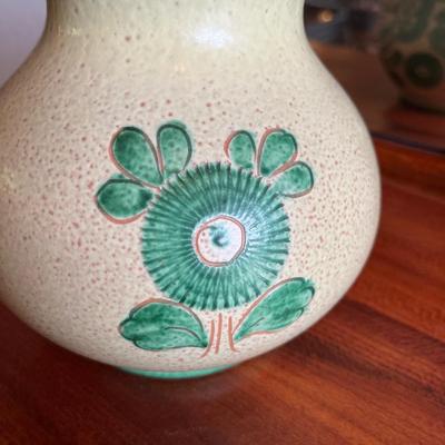 L19- 1970’s Old Town Albuquerque handpainted ceramic vase