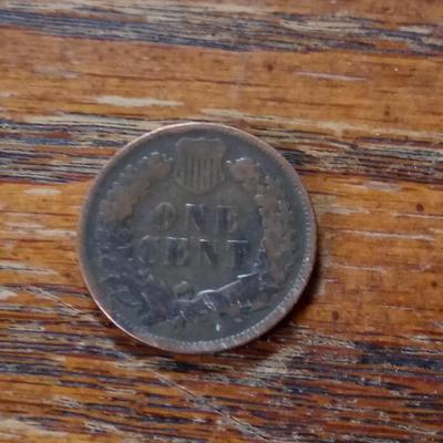 LOT 166 OLD INDIAN HEAD PENNY