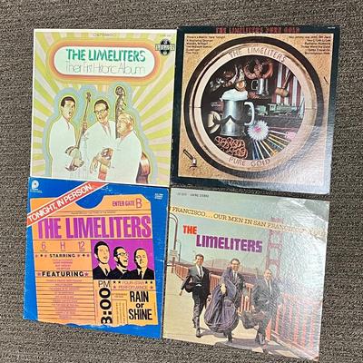 4 album Lot - THE LIMELITERS - vintage vinyl record albums