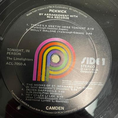 4 album Lot - THE LIMELITERS - vintage vinyl record albums