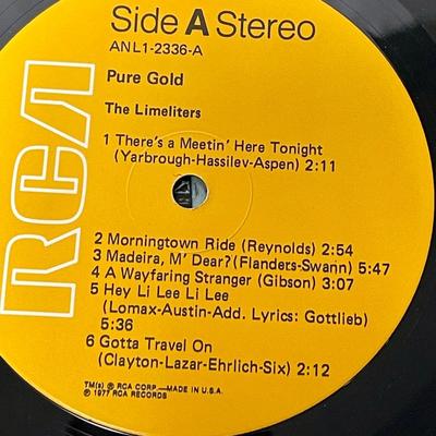 4 album Lot - THE LIMELITERS - vintage vinyl record albums