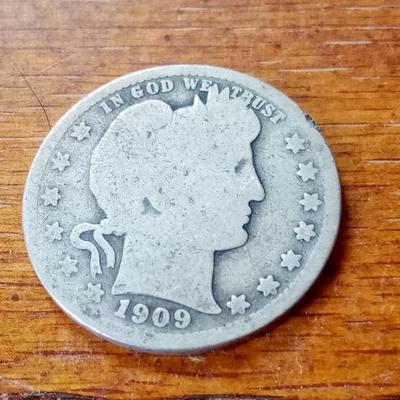 LOT 171 1909 LIBERTY HEAD QUARTER