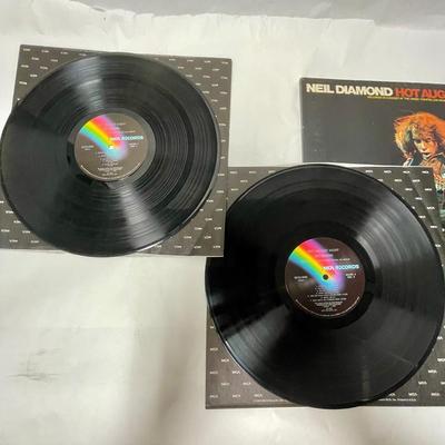2 Album Lot of Neil Diamond Vintage Vinyl 33RPM Rainbow & Hot August Night