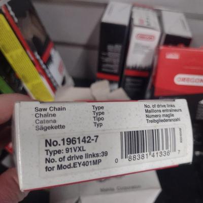 Collection of Chain Saw Cutting Chains Makita and Oregon Brands New-in-Box