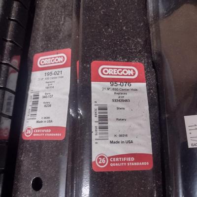Assortment of New Lawn Mower Blades 21-7" to 22" Choice A