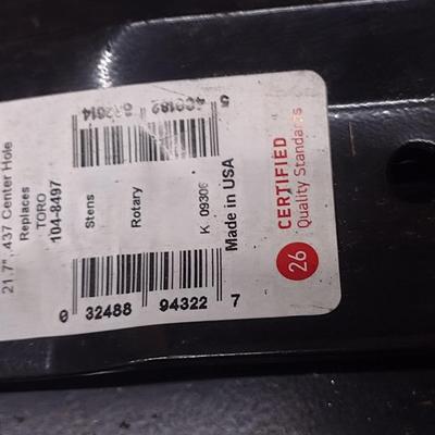 Assortment of New Lawn Mower Blades 21-7" to 22" Choice A